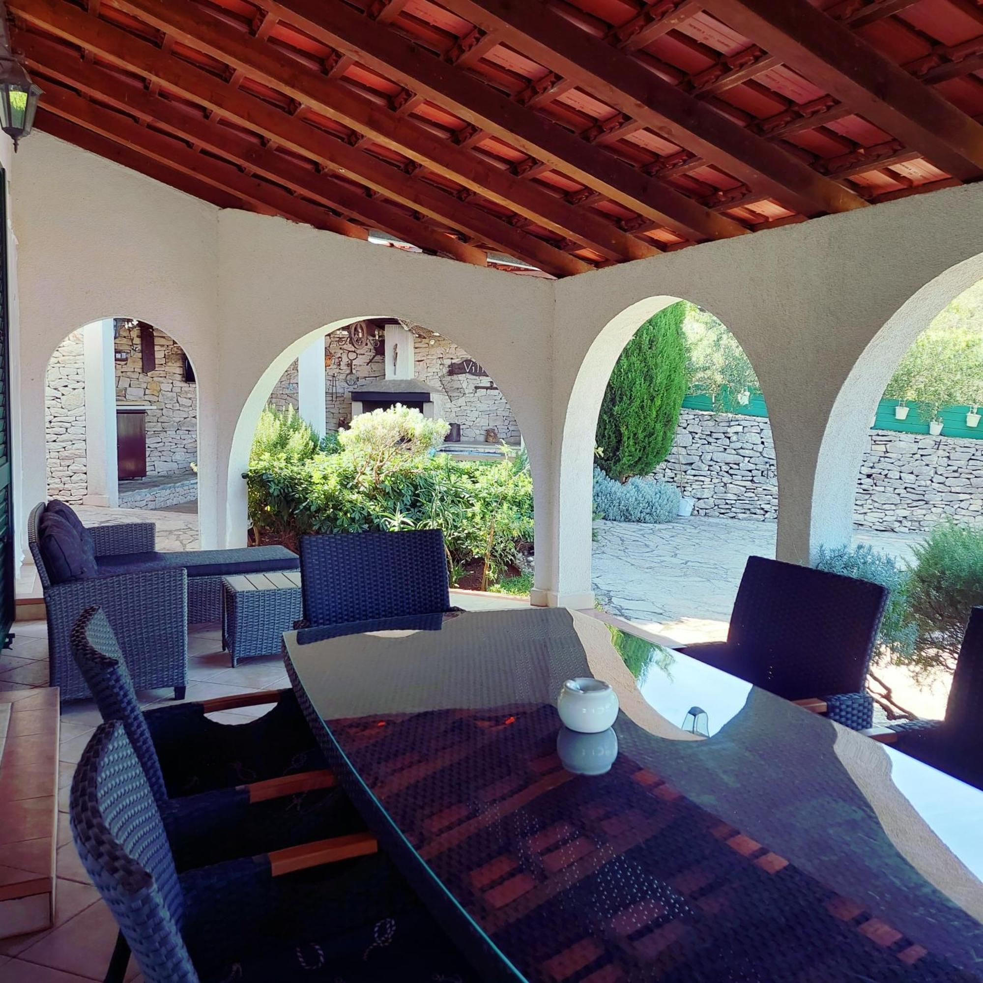 Charming Villa Nika With The Pool Supetar Buitenkant foto